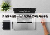 云南区块链是什么公司[云南区块链商务平台]